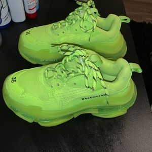 Neon Green Balenciagas